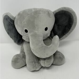 Bedtime Originals Gray Elephant Plush Baby Nursery Stuffed Animal Toy Soft 8"